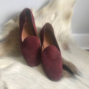 Franco Sarto suede loafers